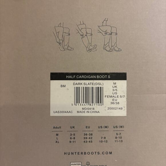 Hunter boot socks NIB sz Medium - Picture 4 of 4